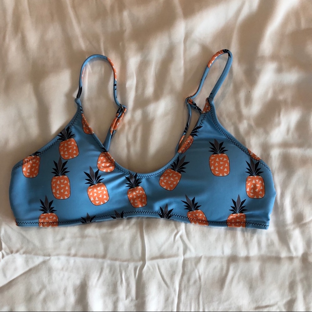 Pineapple Bralette Bikini Top